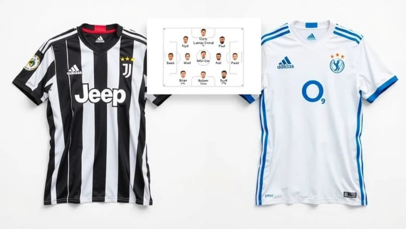 Juventus mot Borussia laguppställning